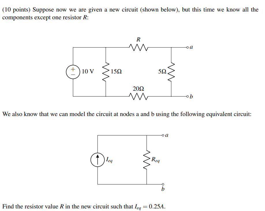Solved (8 points) Suppose you are given a mysterious circuit | Chegg.com