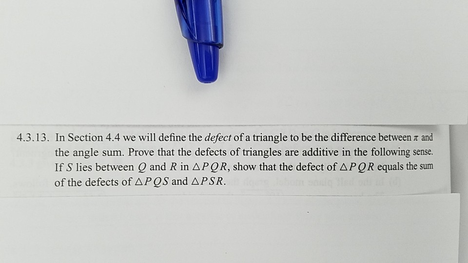 Solved 4.3.13. In Section 4.4 we will define the defect of a | Chegg.com