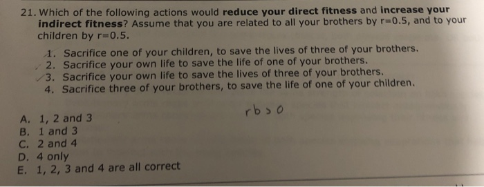 Solved 21. Which of the following actions would reduce your | Chegg.com