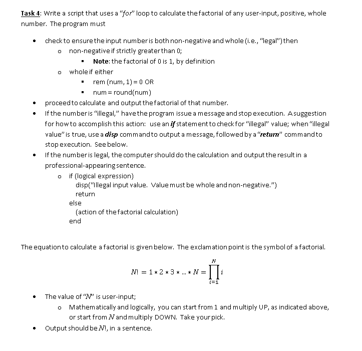 Solved Task 4: Write a script that uses a 