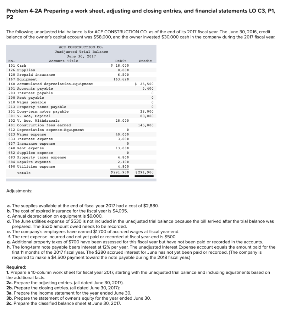 solved-problem-4-2a-preparing-a-work-sheet-adjusting-and-chegg