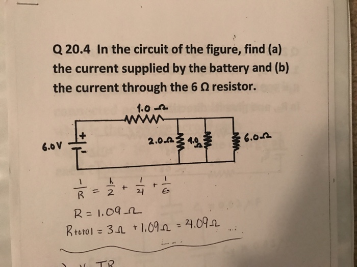 Solved In the circuit of the figure, find (a) the current | Chegg.com