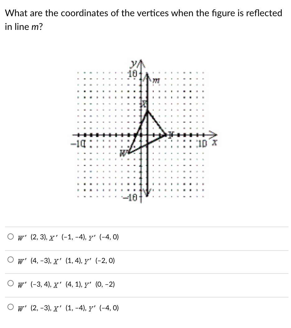 Solved What Are The Coordinates Of The Vertices When The | Chegg.com