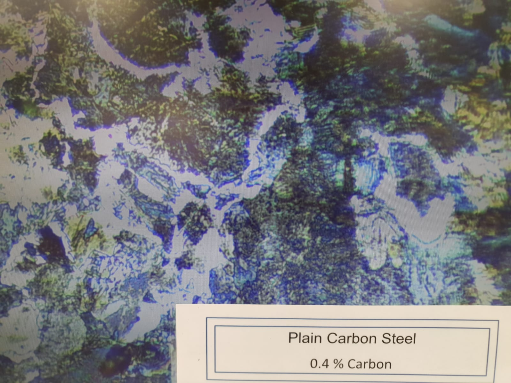 Solved Plain Carbon Steel 0.4 % Carbon | Chegg.com