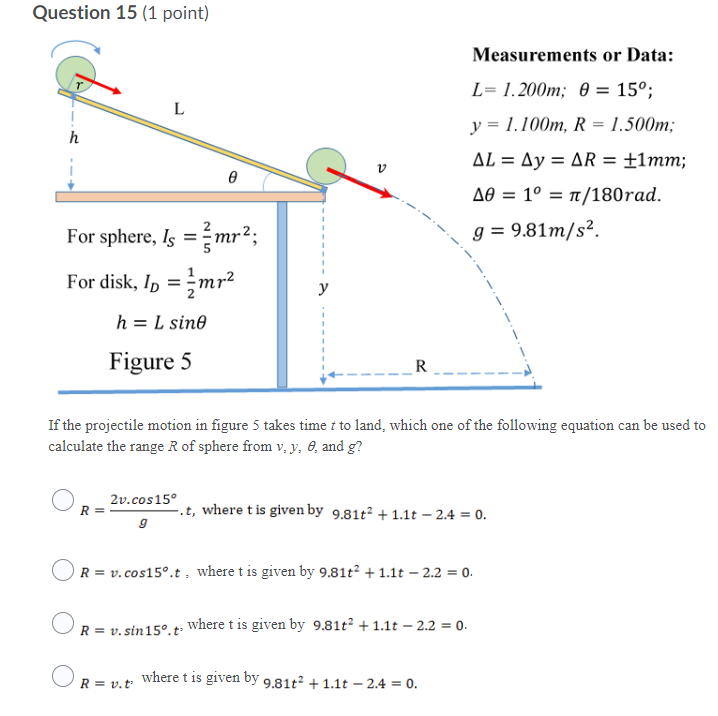 Solved Question 12 1 Point Measurements Or Data L 1 Chegg Com