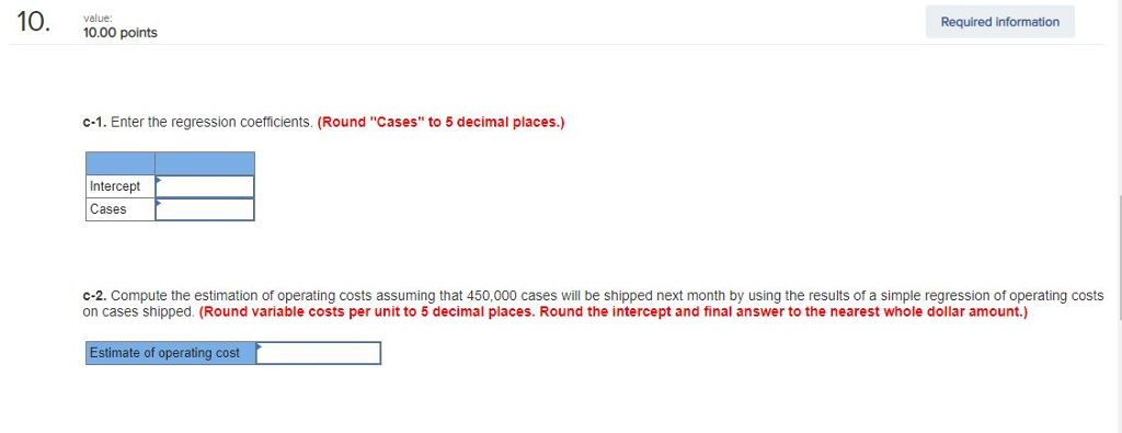 Solved The following information applies to the questions | Chegg.com