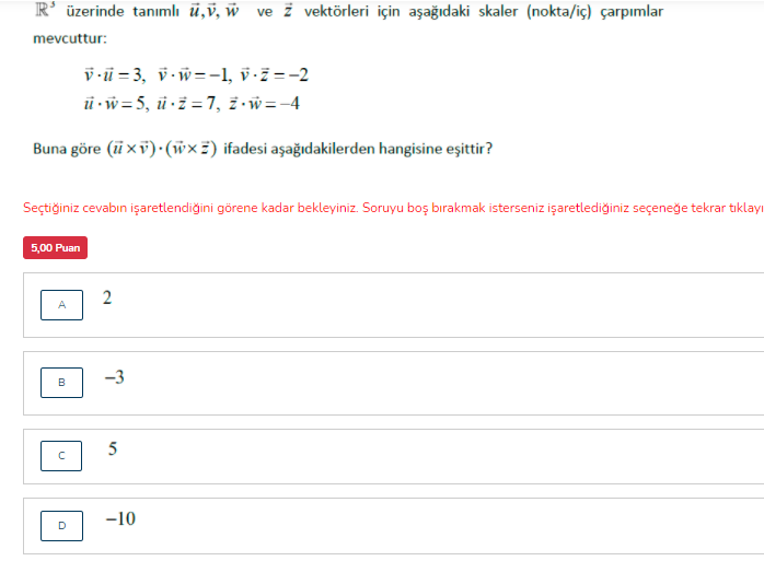 Solved The Following Scalar Dot Inner Products Are Av Chegg Com