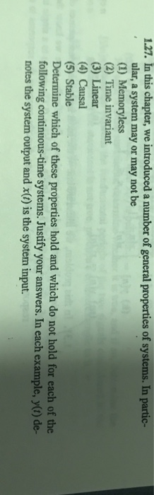 Solved 1.27. In this chapter, we introduced a number of | Chegg.com