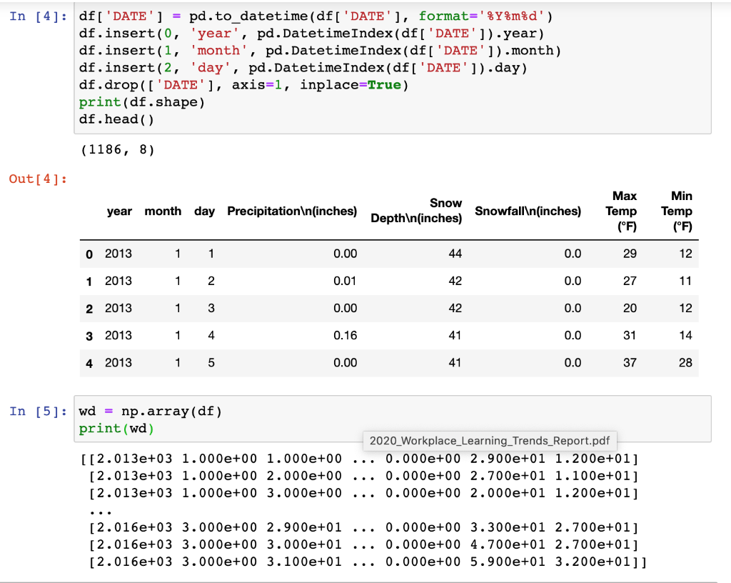 Python. Help create line plot, line plot with two | Chegg.com