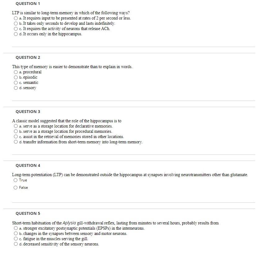 Solved Can you help me with these Psychology problems? I | Chegg.com