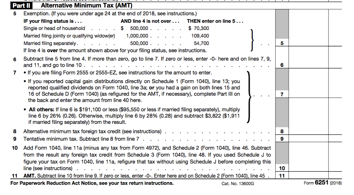 Ace346 Homework 6 Form 6251 Randy And Susan Meisne Chegg Com