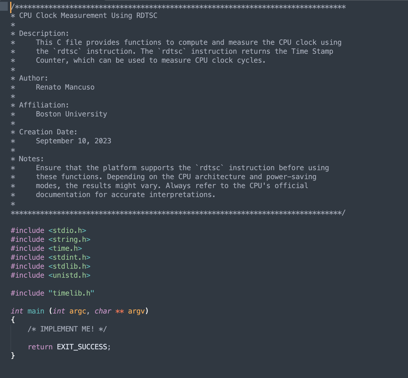 Solved In this BUILD problem, you will start writing the | Chegg.com