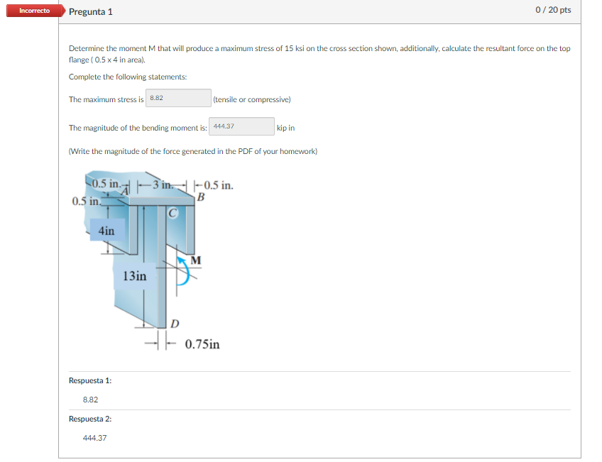 Solved Determine the moment M that will produce a maximum | Chegg.com