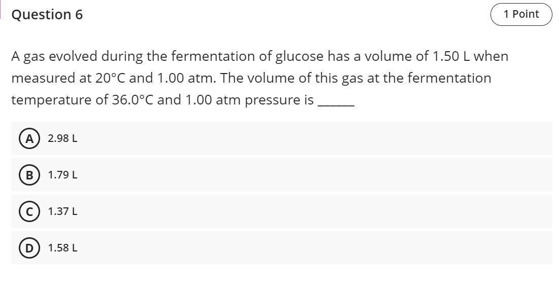 solved-question-6-1-point-a-gas-evolved-during-the-chegg