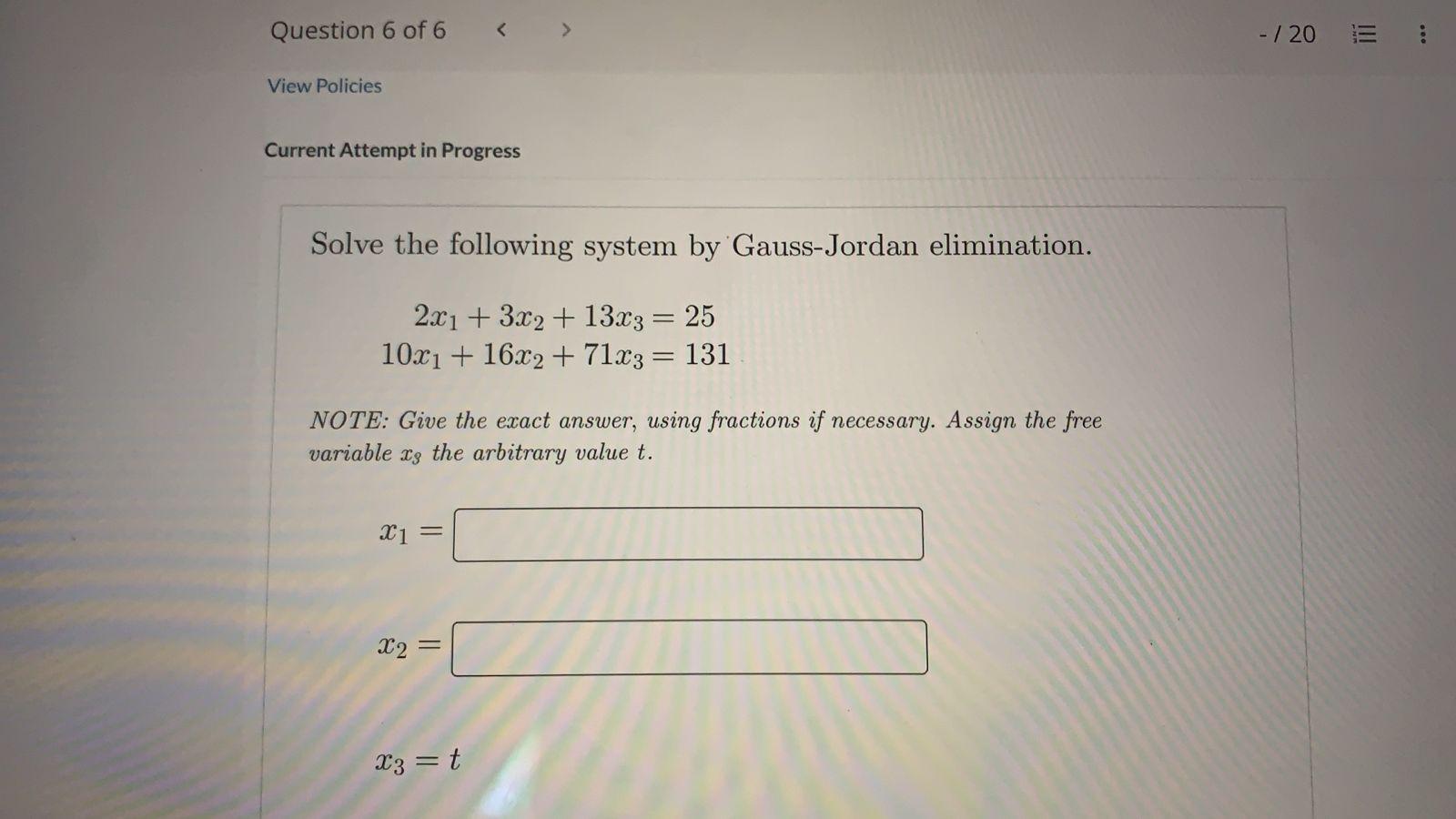 solved-solve-the-following-system-by-gauss-jordan-chegg