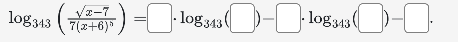 log3 9 log5 625 log7 343 is