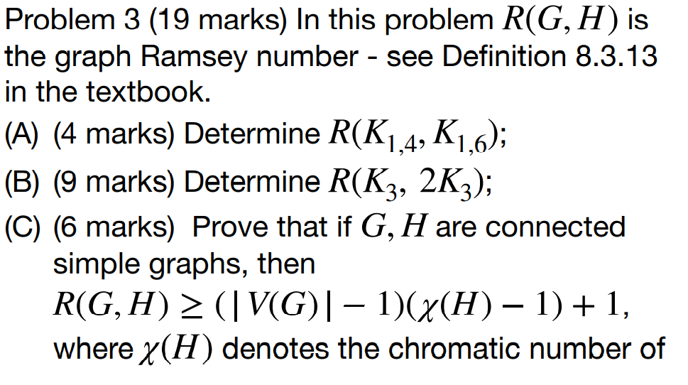 Solved Problem 3 19 Marks In This Problem R G H Is Th Chegg Com
