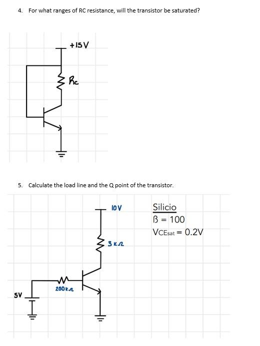 Solved Instructions 1. Assume That The Transistor Is | Chegg.com