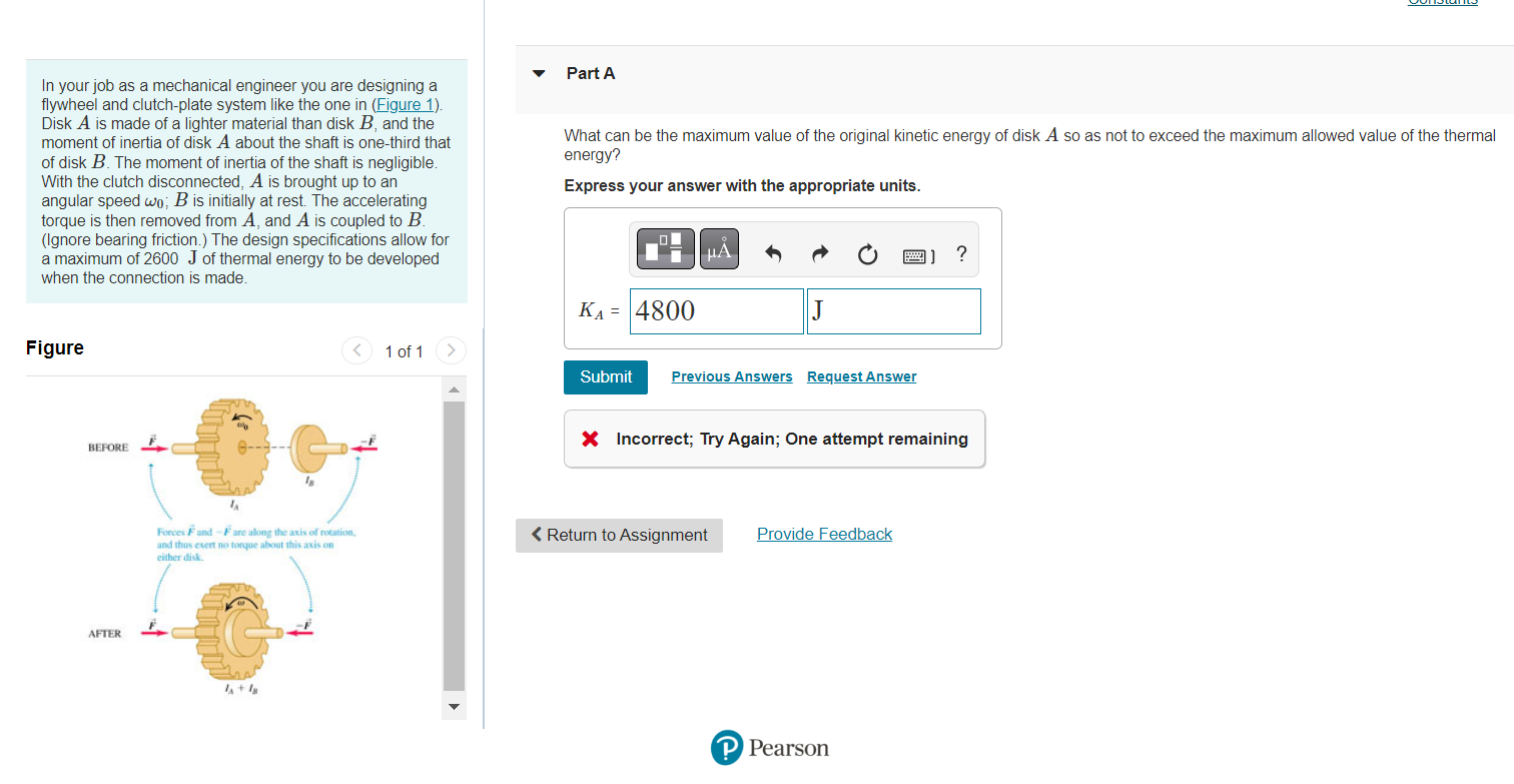 Solved An electric motor consumes 11.6 kJ of electrical