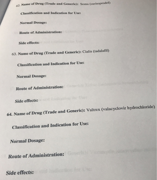 Generic Soma Generic soma