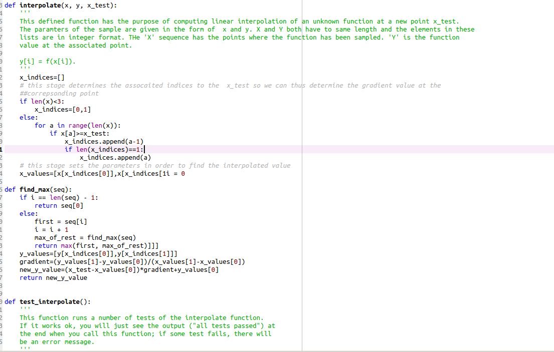 Linear Interpolation With Python Code Linear Interpolation Computer Images