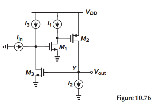 Solved 10.14. Figure 10.76 depicts a transimpedance | Chegg.com