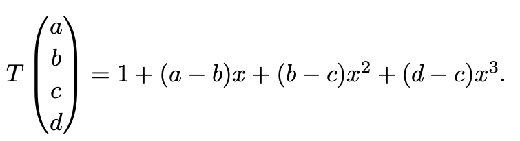 Solved find the domain and codomain of the linear | Chegg.com