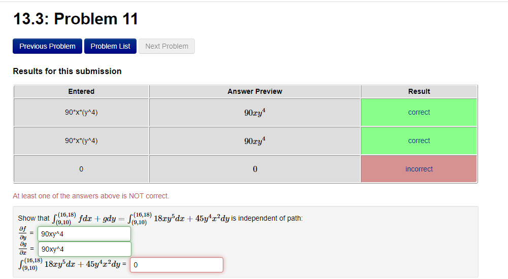 Solved 13.3: Problem 11 Previous Problem Problem List Next | Chegg.com