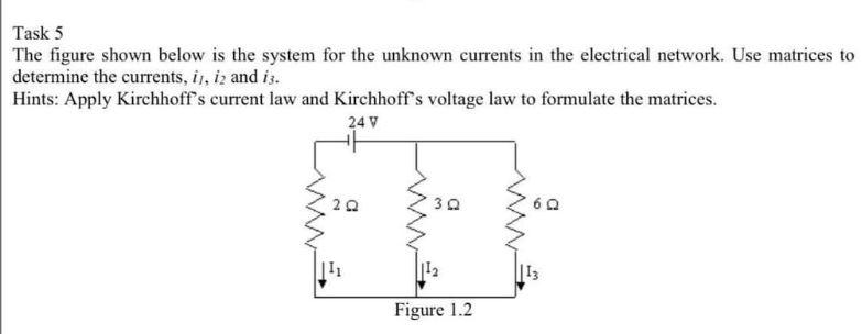Solved Task 5 The figure shown below is the system for the | Chegg.com