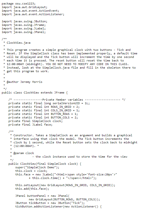 Solved Project 12 Description This lab is structured | Chegg.com