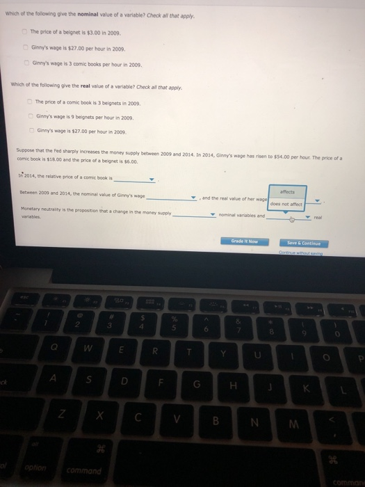 Solved I have included all the answer options for each part | Chegg.com