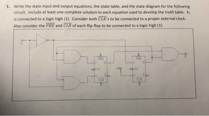 Solved Write the state input and output equations, the state | Chegg.com