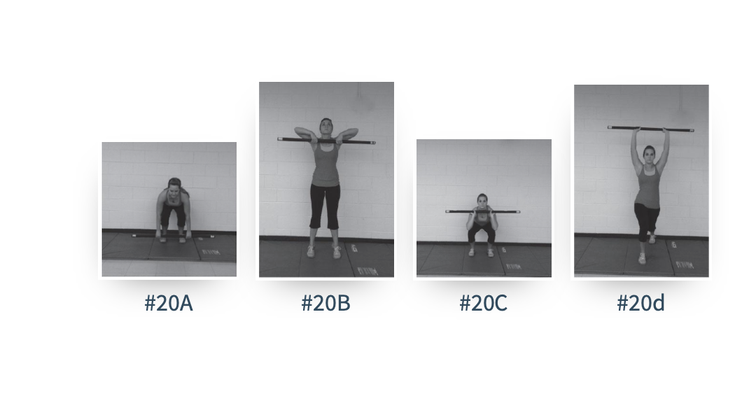 Solved 7. Using picture set #20 as one continuous motion: A. | Chegg.com