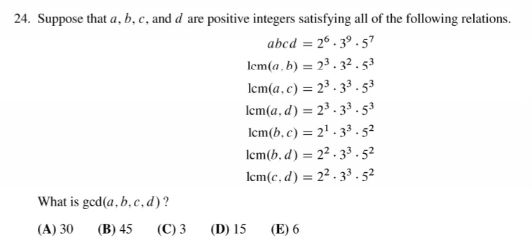 Solved 24. Suppose That A,b,c, And D Are Positive Integers | Chegg.com