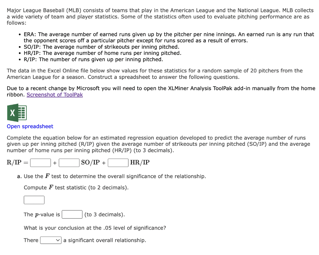 Solved major league baseball mlb consists of teams that chegg