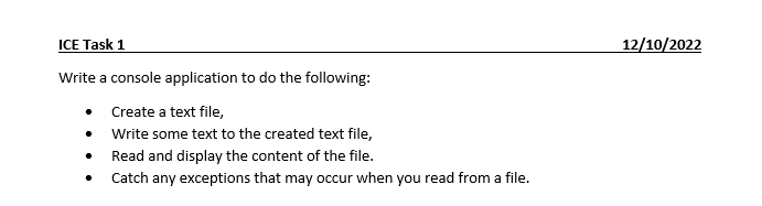 Solved Write a console application to do the following: - | Chegg.com