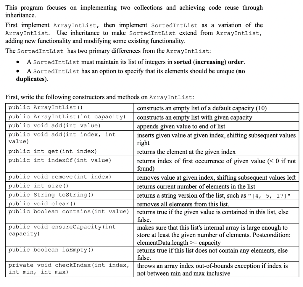 Solved **CODE IN JAVA Please DO NOT use any features from | Chegg.com