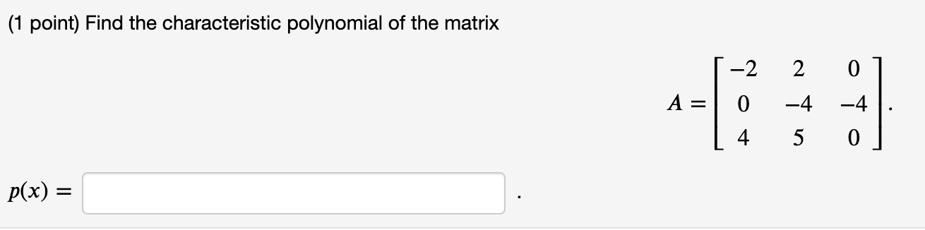 Solved HIIIIII PLEASE HELP ME WITH THESE MATRIX/VECTORS | Chegg.com