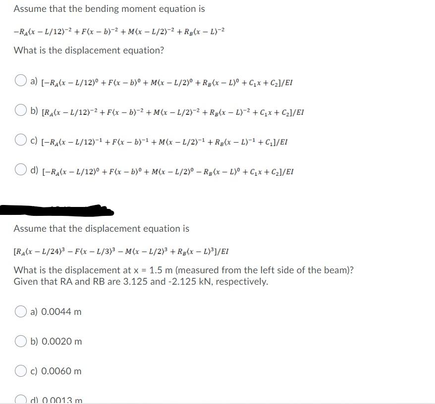 Solved For The Figure Shown Below, With A And B Measured | Chegg.com