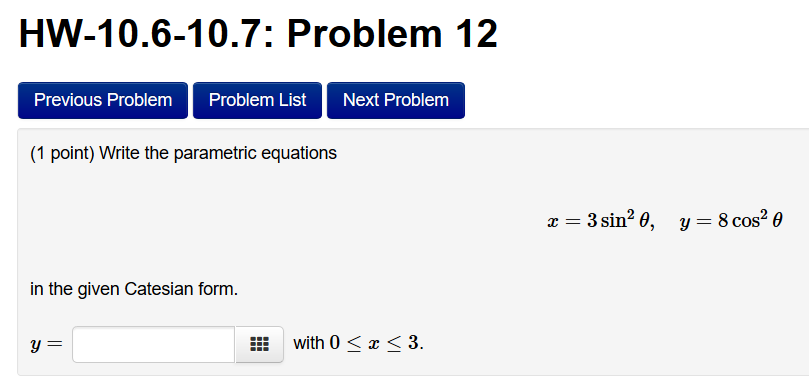 Solved HW-10.6-10.7: Problem 12 Previous Problem Problem | Chegg.com