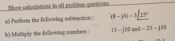 Solved Show Calculations In All Problem Questions. A) | Chegg.com