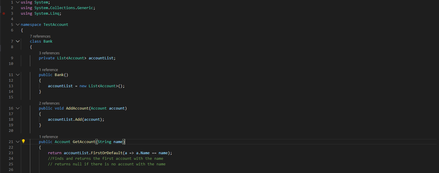 Solved C# - Bank System I am having issues understanding | Chegg.com
