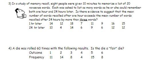 3 In A Study Of Memory Recall Eight People Were G Chegg Com