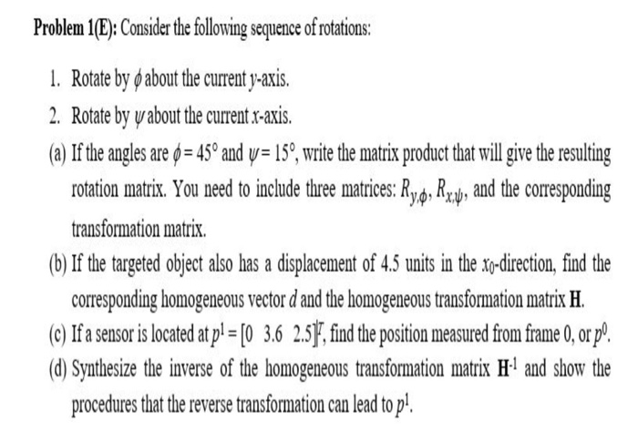 Solved Problem 1(E): Consider the following sequence of | Chegg.com