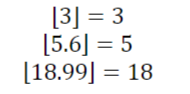 Solved The smallest integer function (known in English as | Chegg.com