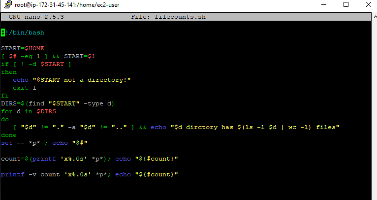 Solved Create shell scripts, each in its own .sh file. | Chegg.com