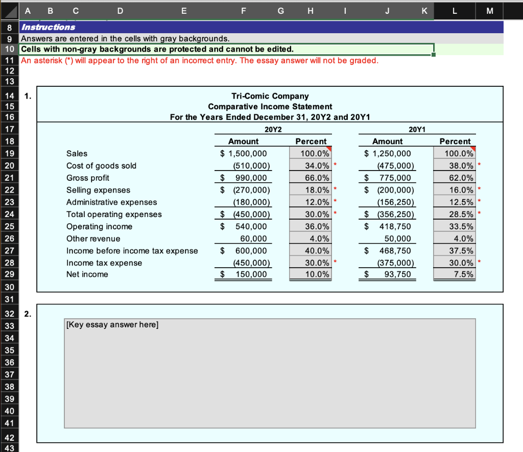 Solved PR 14-2A Vertical Analysis of Income Statement For | Chegg.com