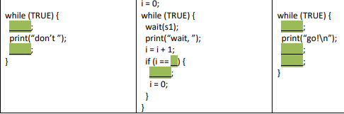 Solved Let there be three processes A, B and C running | Chegg.com