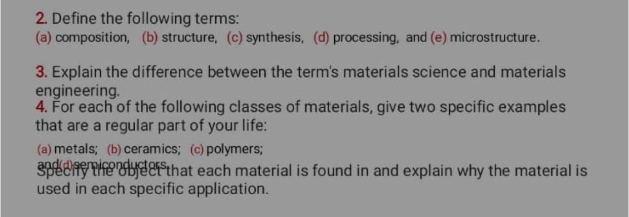 Solved 2. Define The Following Terms: (a) Composition, (b) | Chegg.com