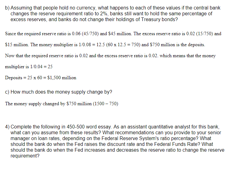 Solved I only need help with question 4. I posted the other | Chegg.com